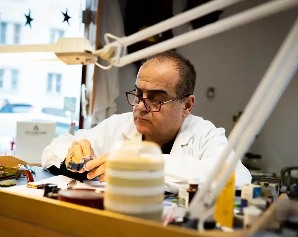 Clock expert Walid Haddad
